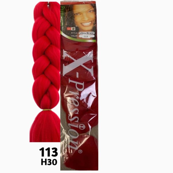 Style: Ultra Braid Color: 113 Length: 82″ Weight: 165g Suitable for all braiding styles. Hot water use. Super light. Brushable .Tangle free.