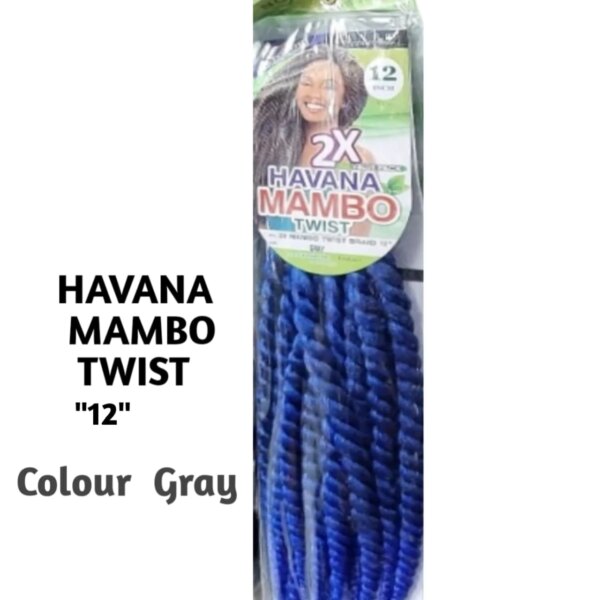 Length:12 Inch Color: GRAY Style: Havana Mambo Twist. Non-Flammable Heat-resisting Up To 160 Degree Centigrade