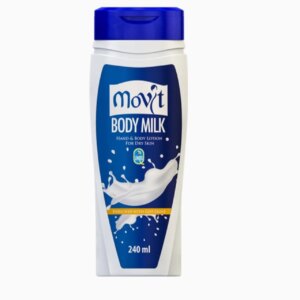 Movit body milk cream nourishes your skin naturally. It is a blend of glycerine